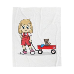 Arden with Wagon Plush Blanket