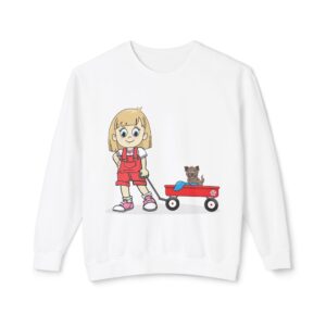 Arden with Wagon-Kids Crewneck Sweatshirt