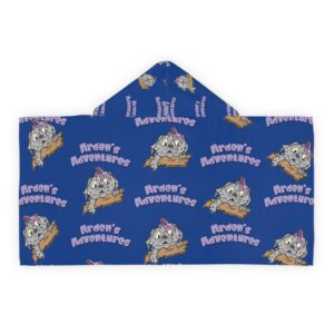 Norman The Cat Youth Hooded Towel