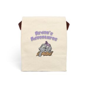 Norman The Cat Canvas Lunch Bag With Strap