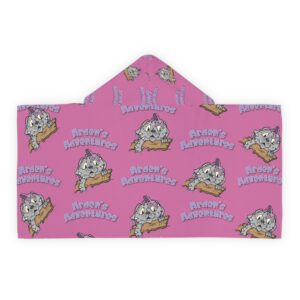 Norman The Cat Youth Hooded Towel