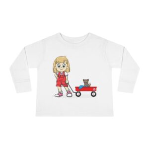 Arden with wagon Toddler Long Sleeve Tee