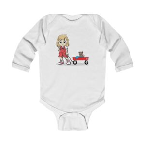 Arden with wagon Infant Long Sleeve Bodysuit - Perfect Gift for Baby Showers