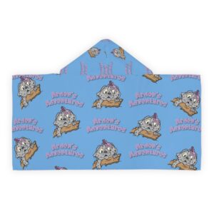 Norman The Cat Youth Hooded Towel