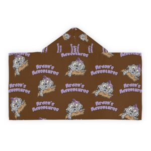 Norman The Cat Youth Hooded Towel