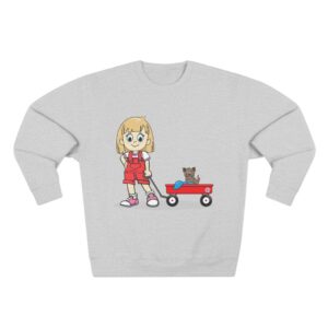 Arden with Wagon- Kid's Crewneck Sweatshirt