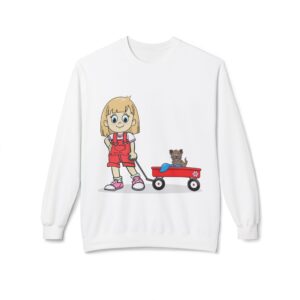 Arden with Wagon - Kids' Crewneck Sweatshirt