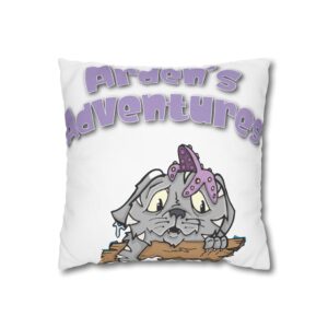 Norman The Cat Square Poly Canvas Pillowcase