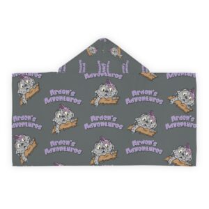 Norman The Cat Youth Hooded Towel