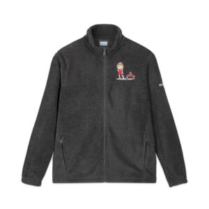 Arden with Wagon - Unisex Embroidered Columbia Fleece Jacket - Cozy and Stylish Outdoor Essential