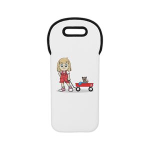 Arden with Wagon Wine Tote Bag – Novelty Bottle Carrier for Mom's