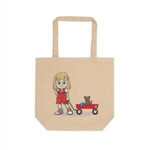 Arden with Wagon Tote Bag — Eco Cotton Grocery & Kids Playtime Shopper