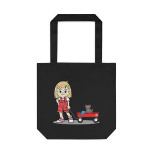 Arden with Wagon - Cotton Tote Bag